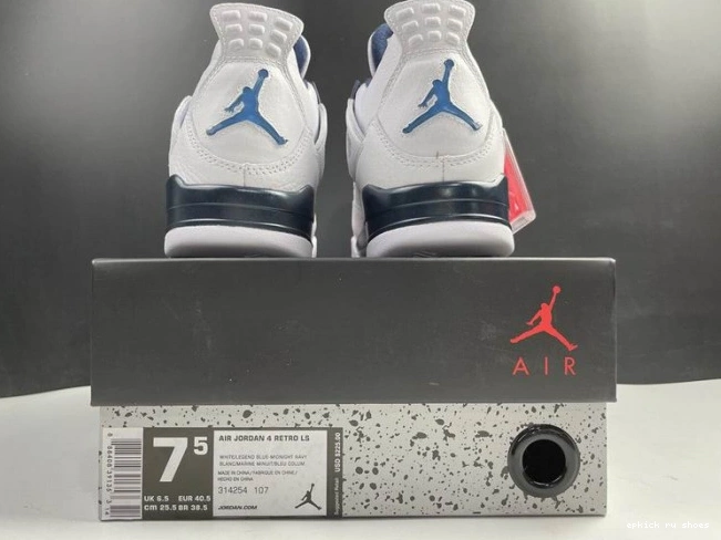 Cheap Jordan 4 (2015) Retro 314254-107 Columbia 0820